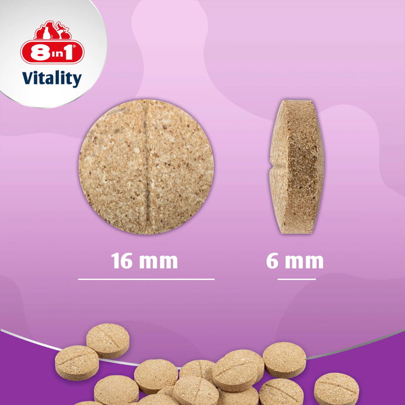 8in1 Vitality Multiwitaminy Witaminy dla psów małych ras 70 tabletek 6.jpg